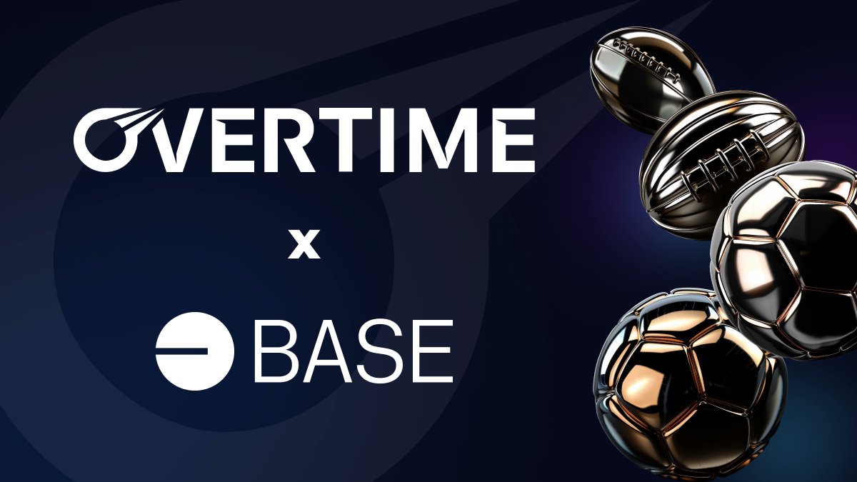 Overtime is now live on @Base and supports <a href="/CoinbaseWallet/">Coinbase Wallet</a> ✨🔵

✸ Leading onchain consumer-facing product meets the leading consumer-facing network!
✸ Make Bitcoin Fun Again - introducing cbBTC as native collateral on Overtime!
✸ The stage is set for CB Smart Wallet and