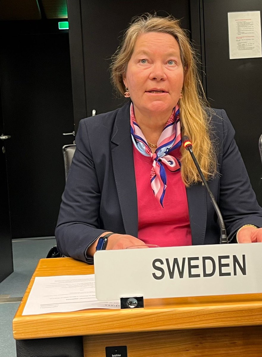 SwedenUN Vienna 🇸🇪 (@swedenun_vienna) on Twitter photo Sweden <a href="/iaeaorg/">IAEA - International Atomic Energy Agency ⚛️</a> BoG: New nuclear power is a high priority for the Swedish Government while maintaining high requirements for nuclear safety and radiation protection. Continuous improvement and learning from others remain critical elements for maintaining and improving safety. Sweden <a href="/iaeaorg/">IAEA - International Atomic Energy Agency ⚛️</a> BoG: New nuclear power is a high priority for the Swedish Government while maintaining high requirements for nuclear safety and radiation protection. Continuous improvement and learning from others remain critical elements for maintaining and improving safety.