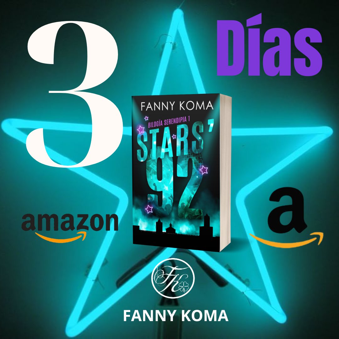 ¡Comienza oficialmente la cuenta atrás! 

3 días, solo 3 días y #Stars92 será vuestra, a estas alturas mis nervios van por libre. No me hacen ni caso!!!! 

#pasión 
#amor 
#amistad 
#venganza 
#sueños
#enemytolovers 
#Spicy 🔥🌶

🔗 Enlace preventa: amzn.eu/d/gImVJjJ