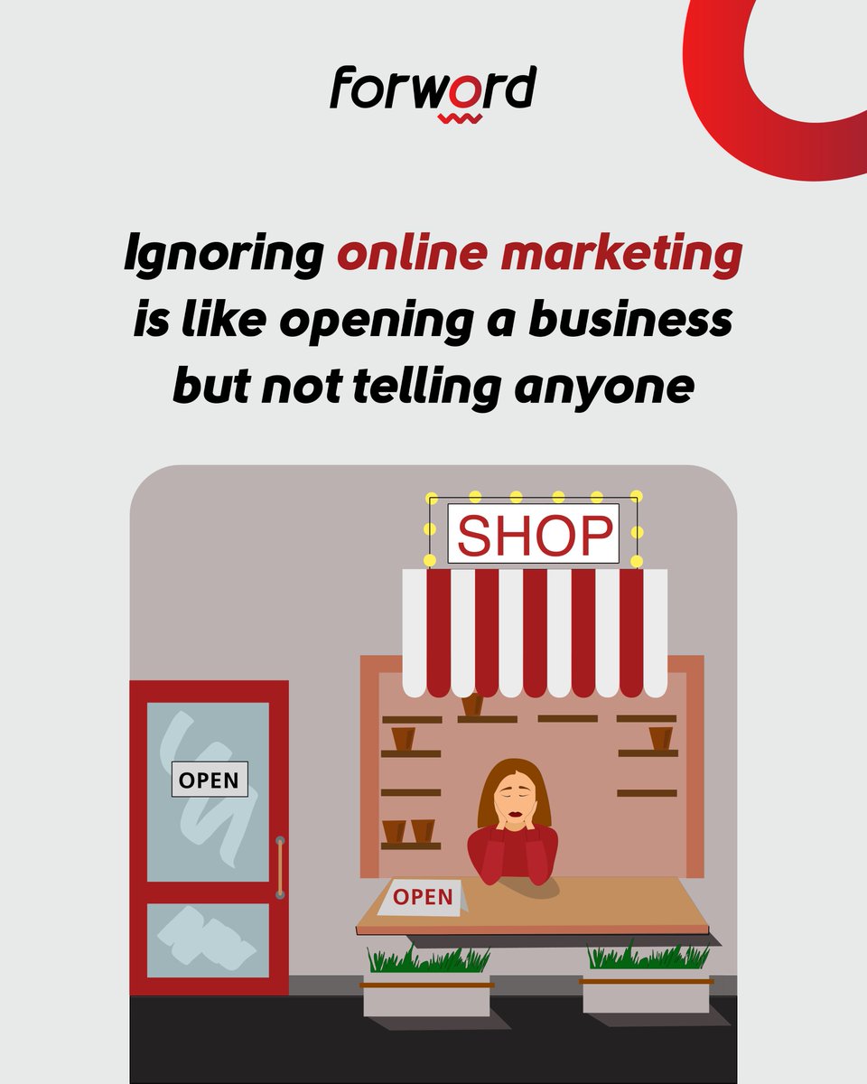 forwordlb's tweet image. Online marketing is the game-changer every business needs!

#Forword #Marketing #Business