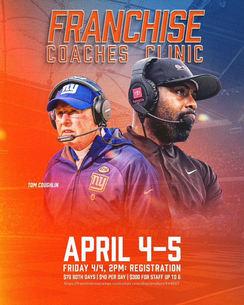 Joe Schaefer (@coachj_schaefer) on Twitter photo 2 days of Cuse Spring Practice as well (Friday & Saturday). ππ
Register today ππ 2 days of Cuse Spring Practice as well (Friday & Saturday). ππ
Register today ππ
