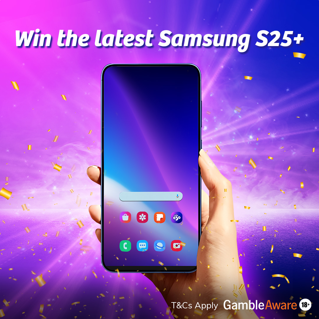PlayOJO's tweet image. 🎉 PlayOJO is turning eight, but 𝐲𝐨𝐮’𝐫𝐞 𝐠𝐞𝐭𝐭𝐢𝐧𝐠 𝐭𝐡𝐞 𝐩𝐫𝐞𝐬𝐞𝐧𝐭𝐬! To celebrate our birthday, we’re giving away the latest Samsung S25+ 🎉  ⁣
  ⁣
To join our birthday bash, click the link and complete at least one entry method: bit.ly/4h6IvZl…