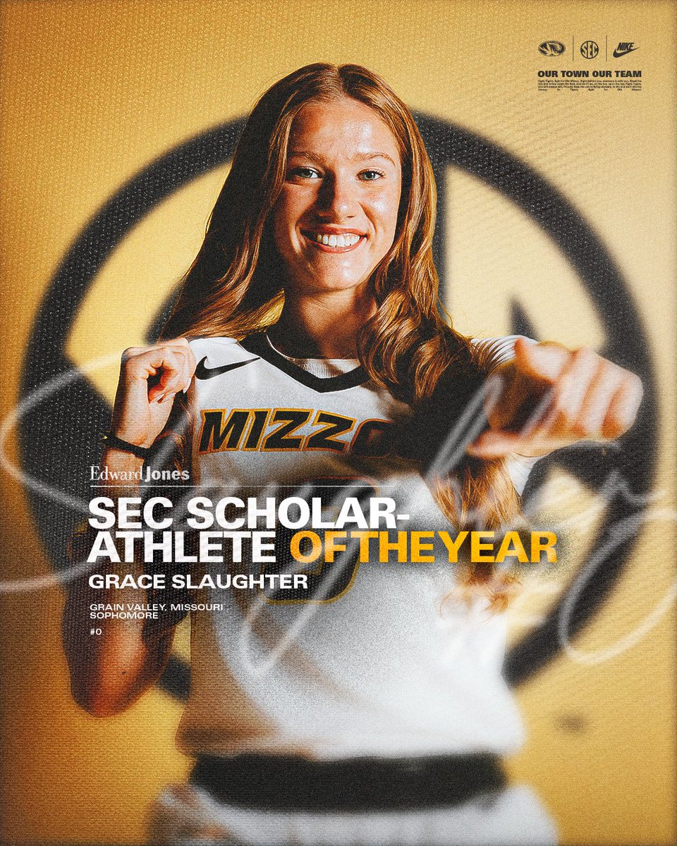 SEC Scholar-Athlete of the Year 📚

📰 » mutigers.com/SlaughterSEC
