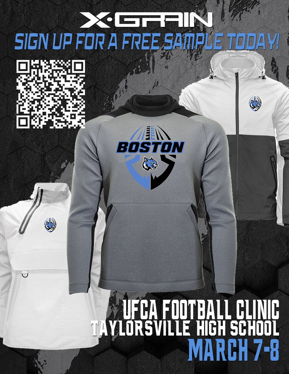 3 more days til the <a href="/UtahFBCA/">UFCA</a> coaches clinic. Can't wait to get to Salt Lake City to meet some new coaches and show off our X-Grain gear!! If you are going to be there, make sure to swing by the booth and get signed up for your FREE custom sample!!

#TeamXGrain