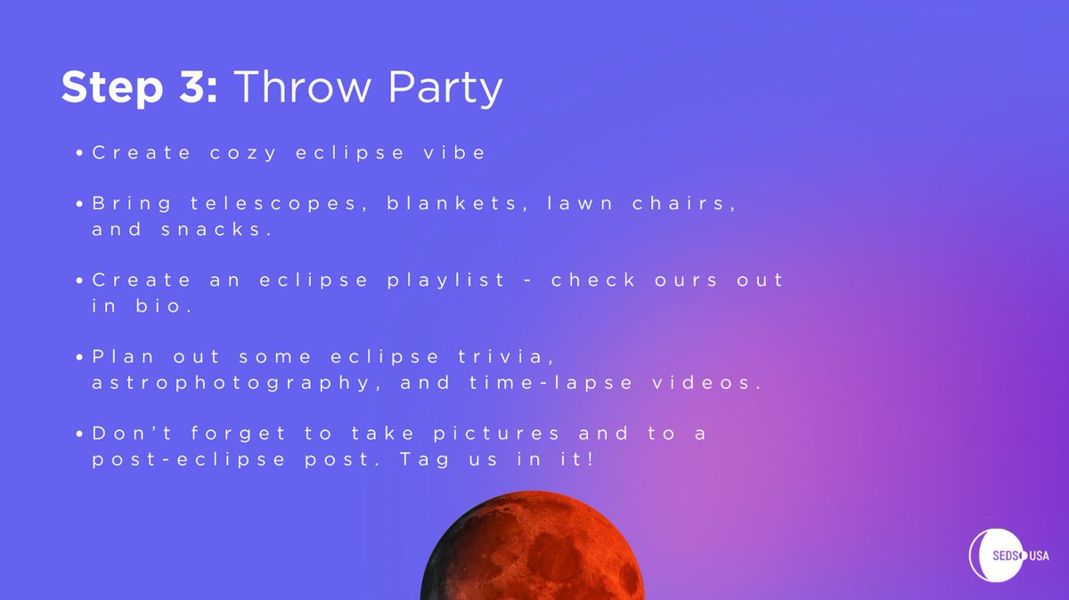 Celebrate this upcoming Total Lunar Eclipse and elevate your chapter within the community. 

Share your posts with us and we will amplify!