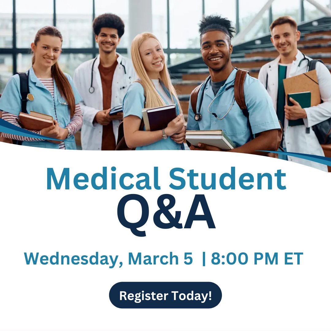 ASTRO (@astro_org) on Twitter photo Join us tomorrow, 3/5, for our next Med Student Q&A on at 8 pm ET. These sessions feature a RadOnc & a RadOnc resident & provide a platform for med students to learn more about the specialty.
➡️Sign-up here: ow.ly/GwfU50TM8lx
<a href="/ARRO_org/">ARRO</a> <a href="/LmsaNational/">LMSA National</a> <a href="/SNMA/">The Student National Medical Association (SNMA)</a> <a href="/RadOncPDs/">Radiation Oncology Program Directors</a> Join us tomorrow, 3/5, for our next Med Student Q&A on at 8 pm ET. These sessions feature a RadOnc & a RadOnc resident & provide a platform for med students to learn more about the specialty.
➡️Sign-up here: ow.ly/GwfU50TM8lx
<a href="/ARRO_org/">ARRO</a> <a href="/LmsaNational/">LMSA National</a> <a href="/SNMA/">The Student National Medical Association (SNMA)</a> <a href="/RadOncPDs/">Radiation Oncology Program Directors</a>