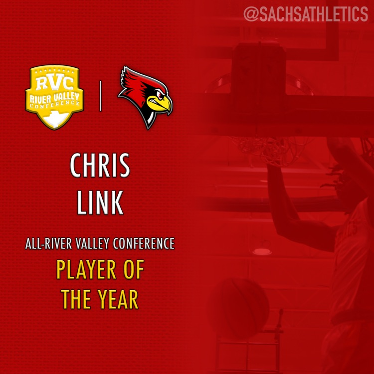 Our own senior Chris Link has earned the River Valley Conference (<a href="/rvc_il/">RVC-il</a>) Player of the Year for the 2024-2025 boys basketball season!

Congratulations Chris! We are all very proud of you!

#CardinalCulture
