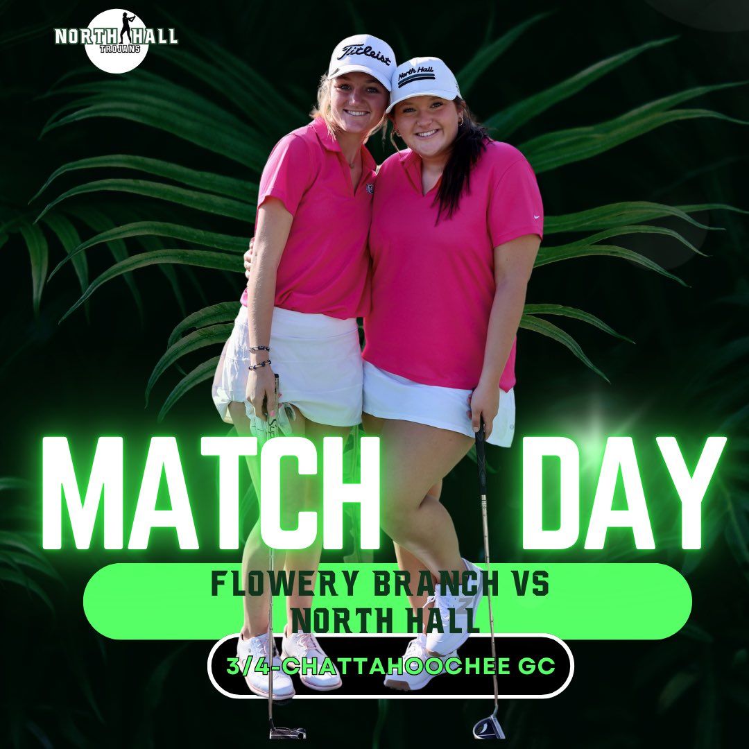 North Hall Girls Golf (@nthgirlsgolf) on Twitter photo Playing against a friendly today at the Hooch! We will be rocking the new unis against the Branch. #gotrojans <a href="/NTH_Athletics/">North Hall Athletics</a> Playing against a friendly today at the Hooch! We will be rocking the new unis against the Branch. #gotrojans <a href="/NTH_Athletics/">North Hall Athletics</a>