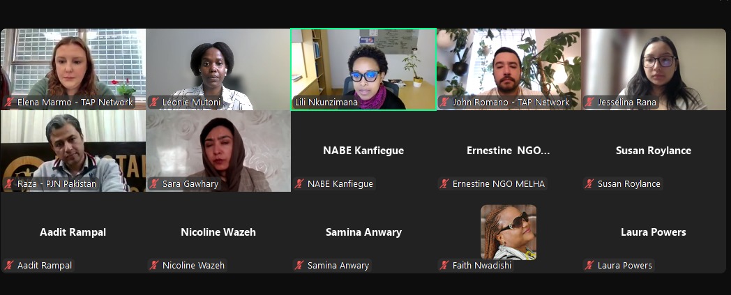 📢 This afternoon, our Director of Programs, <a href="/ToniKaru/">Toni</a>, delivered remarks in <a href="/TAPNetwork2030/">TAPNetwork2030</a>’s webinar on the relevance of gender equality to access to justice and women’s participation in the justice sector.