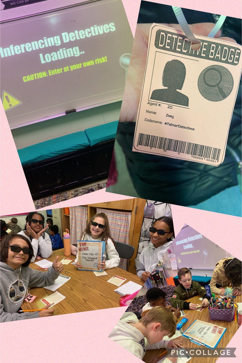 4th grade had a blast being Inference Detectives! 🔎🕵️‍♂️ <a href="/eastlake_hcs/">East Lake Elementary</a> <a href="/DFlowLeads/">Dana Flowers</a>