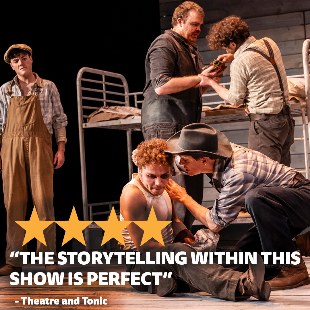 We are seeing stars 🤩 with these fantastic reviews for Of Mice and Men - our powerful new co-production of John Steinbeck's classic that will be opening in a couple of weeks time. 

Tickets are selling fast ➡️ bit.ly/3EckMt8