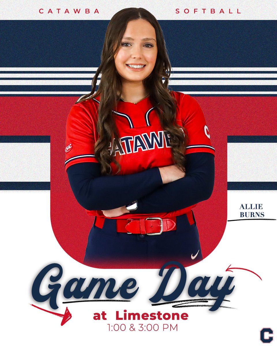 Gameday for <a href="/CatawbaSoftball/">🥎Catawba Softball🥎</a>  ❗️

🆚 Limestone
⏰ 1 &amp; 3 PM
📊 Live Stats | bit.ly/4h35CEg
🎥 Video | flosports.link/4ar73L6

#UpDown