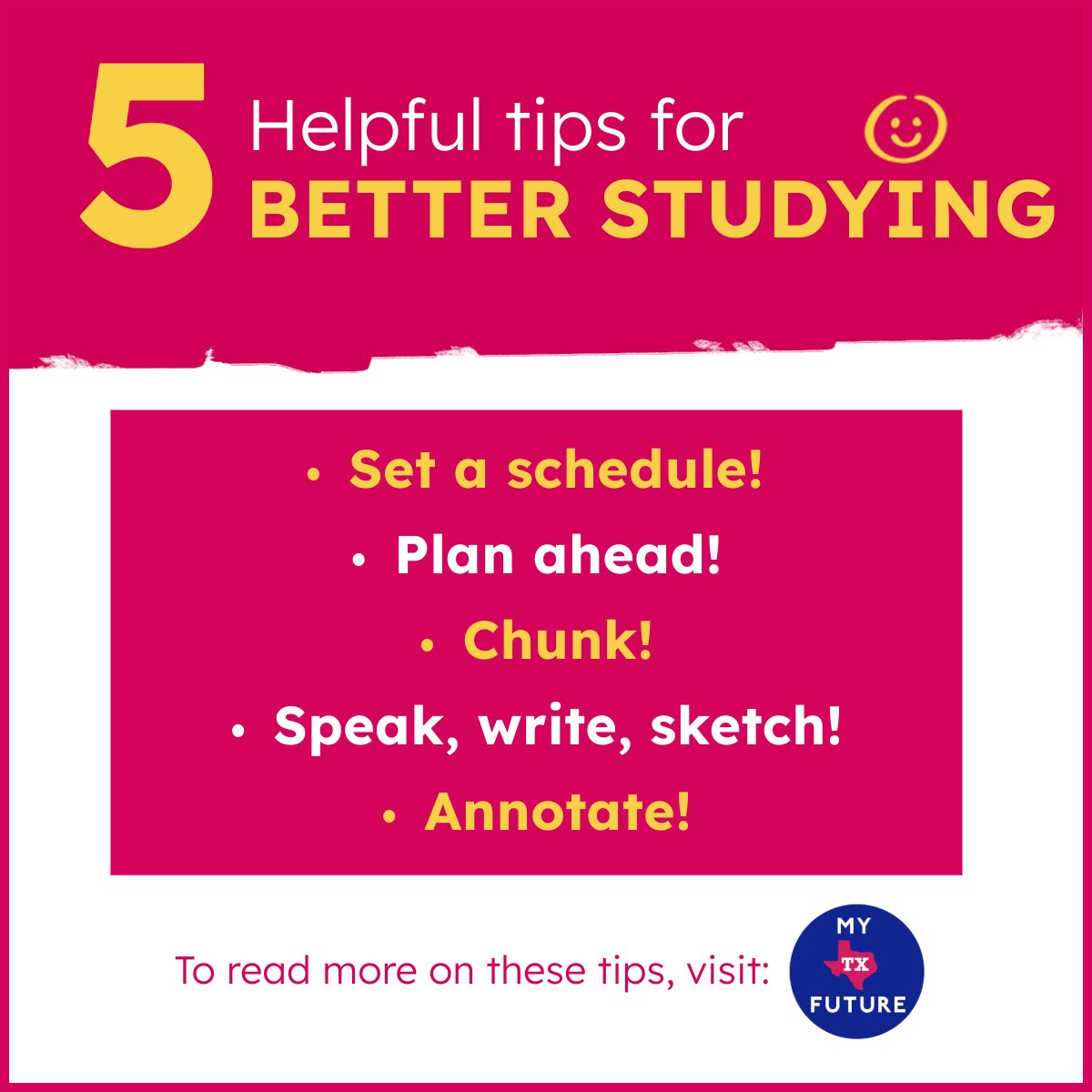 After a long day, sometimes you may not feel like giving studying the effort it deserves (we know it's not always fun).🤠 Finding what works for you can help you make the most of your study sessions! Read more about effective studying here: mytexasfuture.pulse.ly/2asaroqlct