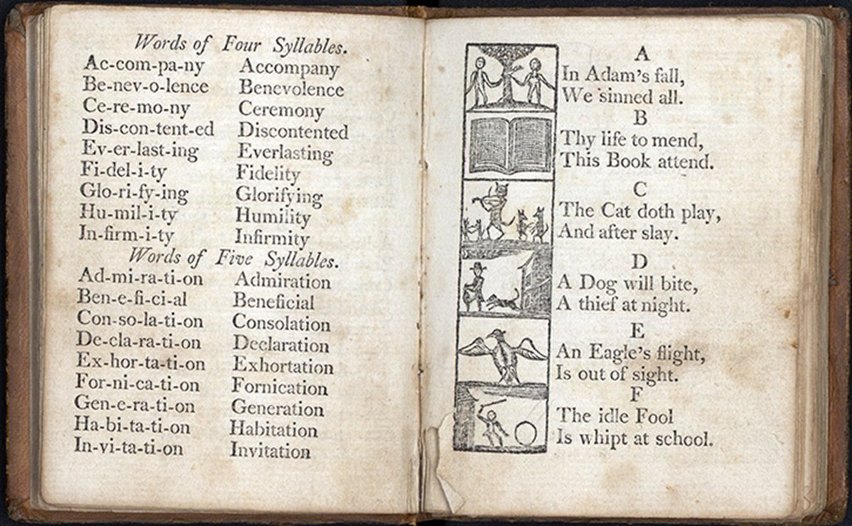 ALEXNEWMAN_JOU's tweet photo. Long before taxpayers paid $1 Trillion + annually for government "#education," almost all Americans could read. Today, about half are functionally illiterate, government's own data show. Here's how moms, dads, &amp; older siblings taught #reading (&amp; #theology) back in the day: https://t.co/QASTd3FzGS