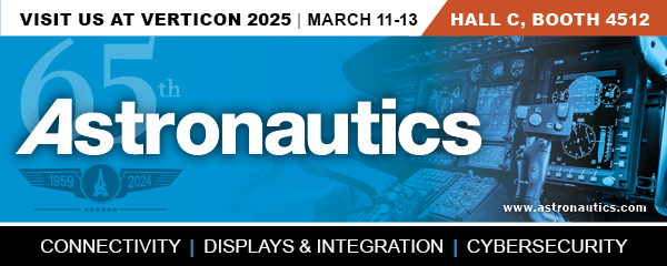 One week until @VAI #VERTICON March 11-13!  We look forward to seeing everyone there!
Contact us at BusDev@Astronautics.com to schedule a meeting!

#Avionics #Cybersecurity #Connectivity
#VerticalAviationInternational
