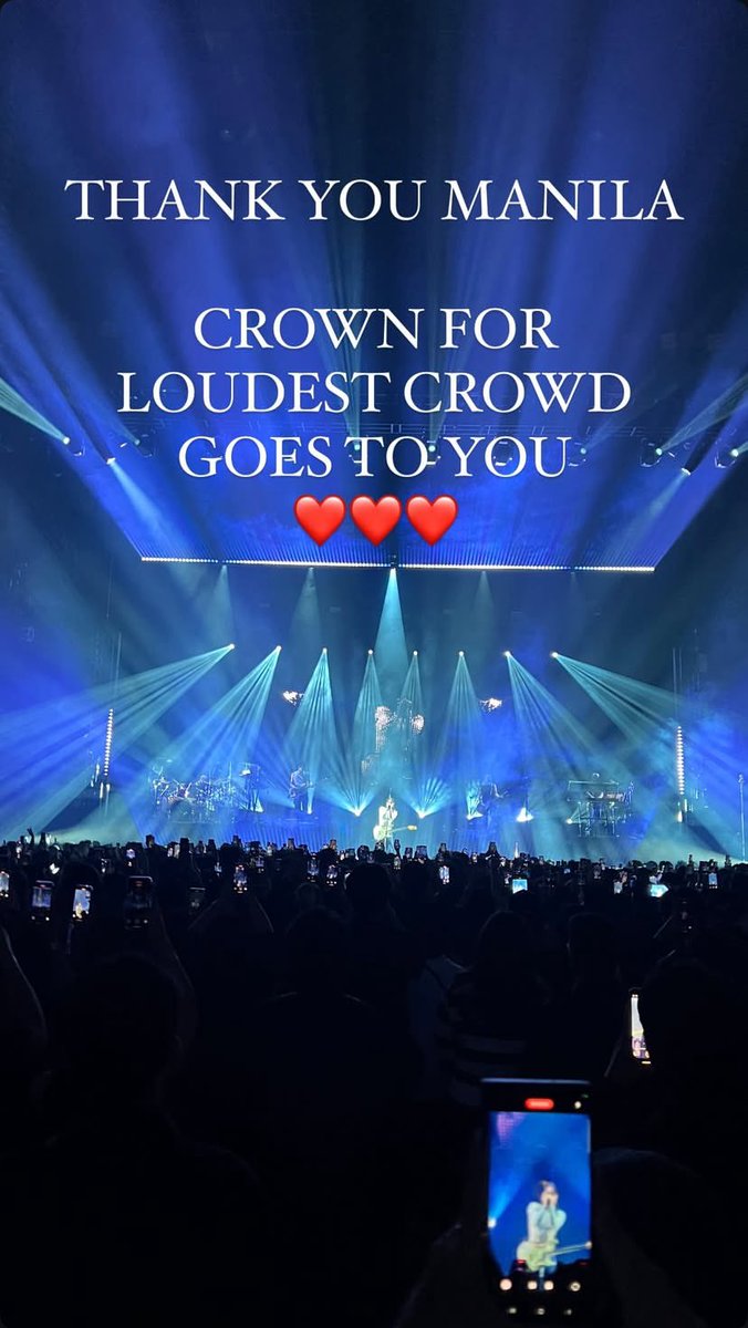keshiPHTeam's tweet photo. “THANK YOU MANILA. CROWN FOR THE LOUDEST CROWD GOES TO YOU ❤️❤️❤️” — @keshimusic 

#keshiREQUIEMTourMNL https://t.co/hyHEI7Xkoo