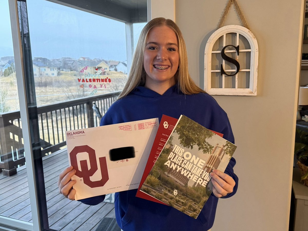 Sophia Schlader 2028 (@sophiaschlader) on Twitter photo Thank you <a href="/OU_Softball/">Oklahoma Softball</a> for the mail! 💌 I’m excited to learn more about OU and I’m looking forward to seeing you soon! Thank you! #ChampionshipMindset
<a href="/GassoPatty/">Patty Gasso</a> <a href="/jtgasso/">JT Gasso</a> <a href="/coachjro/">Jennifer Rocha</a> <a href="/fale_steele/">Falepolima Steele</a> Thank you <a href="/OU_Softball/">Oklahoma Softball</a> for the mail! 💌 I’m excited to learn more about OU and I’m looking forward to seeing you soon! Thank you! #ChampionshipMindset
<a href="/GassoPatty/">Patty Gasso</a> <a href="/jtgasso/">JT Gasso</a> <a href="/coachjro/">Jennifer Rocha</a> <a href="/fale_steele/">Falepolima Steele</a>