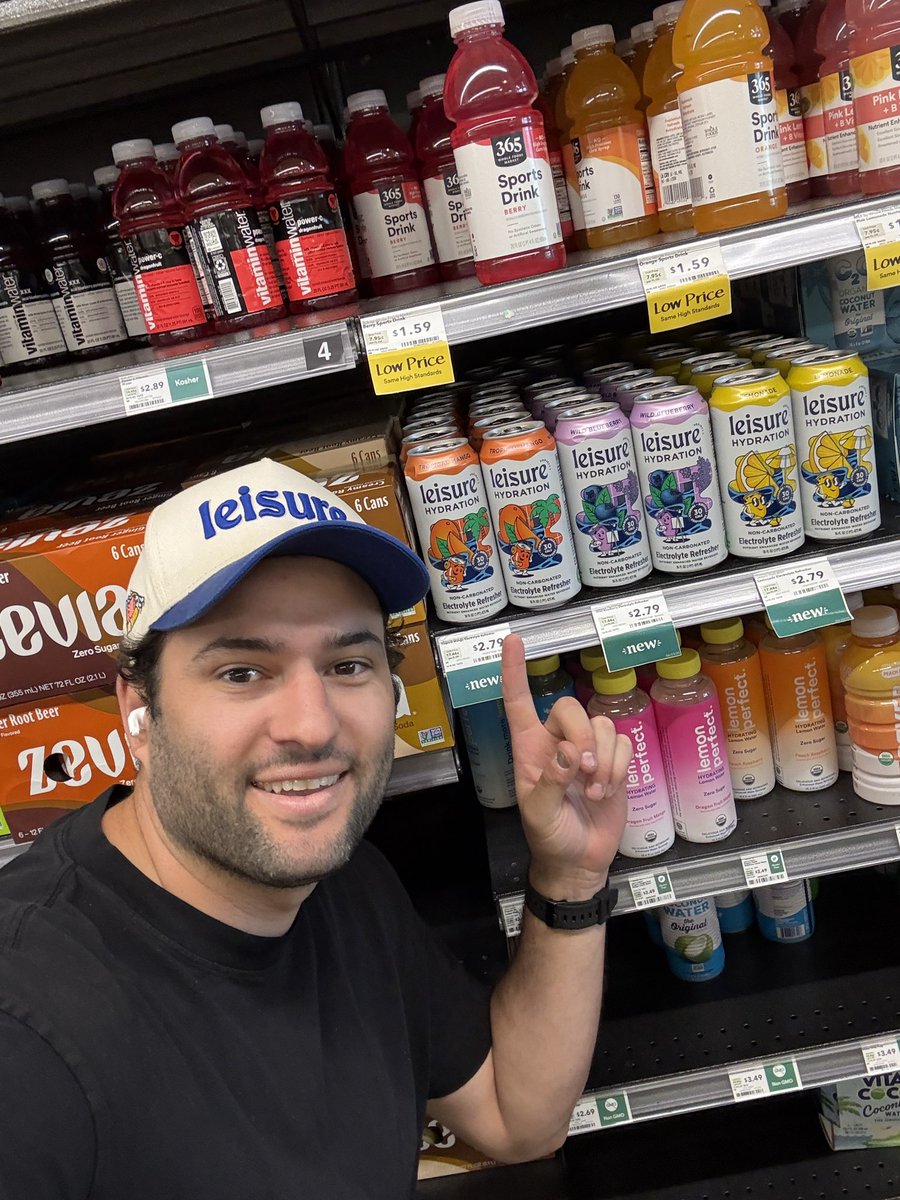 Proud to share that <a href="/drinkleisure/">drink leisure</a> is officially launching at Whole Foods Market nationwide. 

The journey to get here has been unconventional and I wouldn’t have it any other way!

Learn more about our story here: forbes.com/sites/andrewwa…