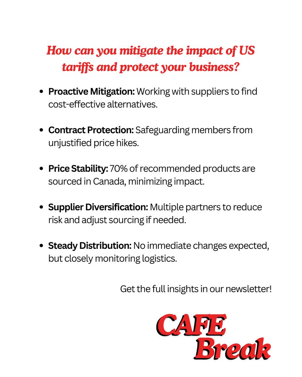 🇨🇦 With $30 billion in new U.S. tariffs, Canadian fairs may face rising costs. CAFE is launching a survey to support you—stay tuned for our March 18 newsletter!

Meanwhile, check February’s CAFE Break for QUASEP’s cost-saving strategies. 📢 🔗 canadianfairs.ca/newsletters