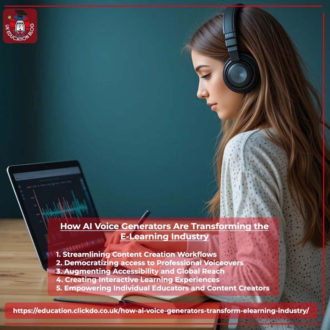 UKEduNews's tweet image. Top Tip: #AIvoicegenerators are revolutionising #eLearning by enhancing #engagement, #accessibility, and #personalization. Explore how #voicetech is shaping the future of #EdTech! - @MurfAIStudio

Full #post: bit.ly/4knSJr2