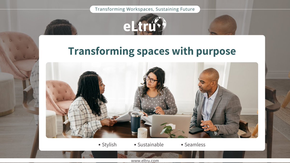 eltrugroup's tweet image. Elevate your space with Eltru’s expert FF&amp;amp;E services, blending design and sustainability for a seamless transformation.

#FFESolutions #SustainableDesign #EcoFriendlySpaces #EltruFFandE #OfficeInteriors #HotelInteriors #WorkspaceTransformation 

eltru.com/ffe-services/