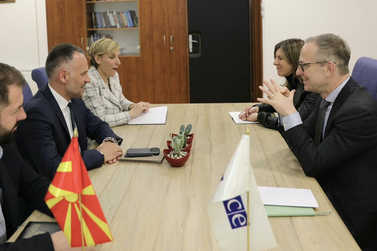 📢 Today Ambassador Kilian Wahl and Deputy PM for Good Governance  <a href="/arben_fetai/">Arben Fetai</a> reaffirmed their commitment to fighting corruption, strengthening integrity and promoting good governance in 🇲🇰. 

Concrete plans our underway, see details below ⬇️