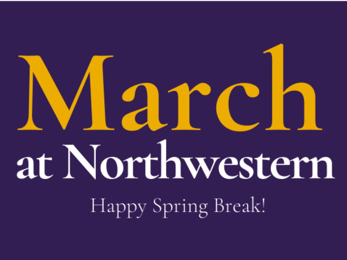 UNWCommDept's tweet image. March at Northwestern - mailchi.mp/unwsp/march-at…
