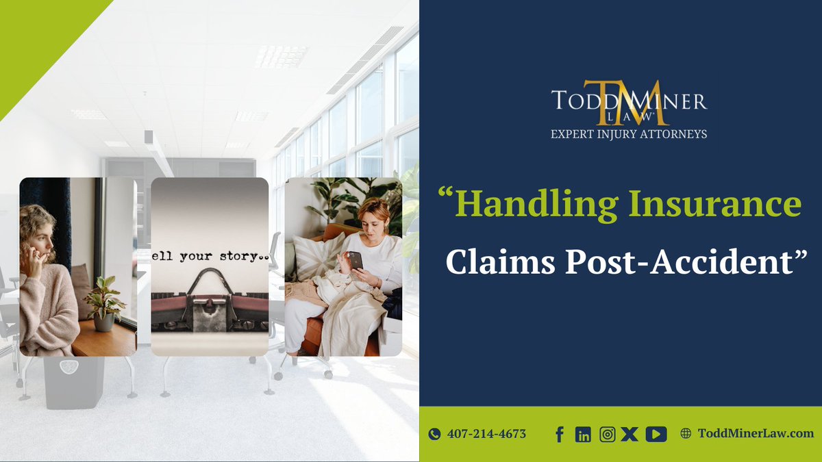 Navigating Insurance Claims After an Accident:  Seeking Professional Guidance

An attorney can assist you with:
- Promptly contacting insurance companies.
- Providing comprehensive documentation of your situation.
- Advocating for your rights and negotiating a fair settlement.