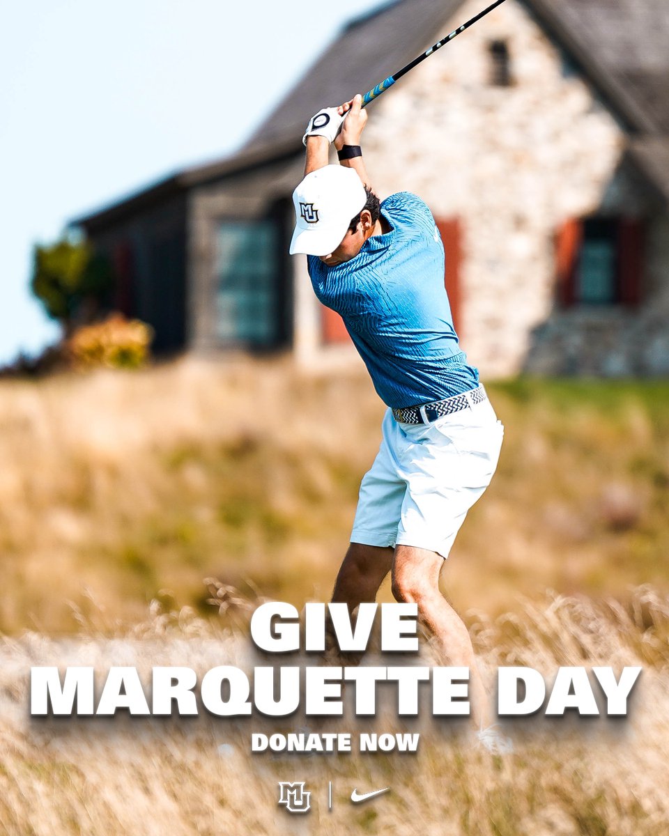Alumni and friends of men's golf, it’s time to make your mark! This Give Marquette Day, help us take our program to new heights. Your support means the world to us – we’re stronger together! #GiveMUDay

givecampus.com/campaigns/5607…