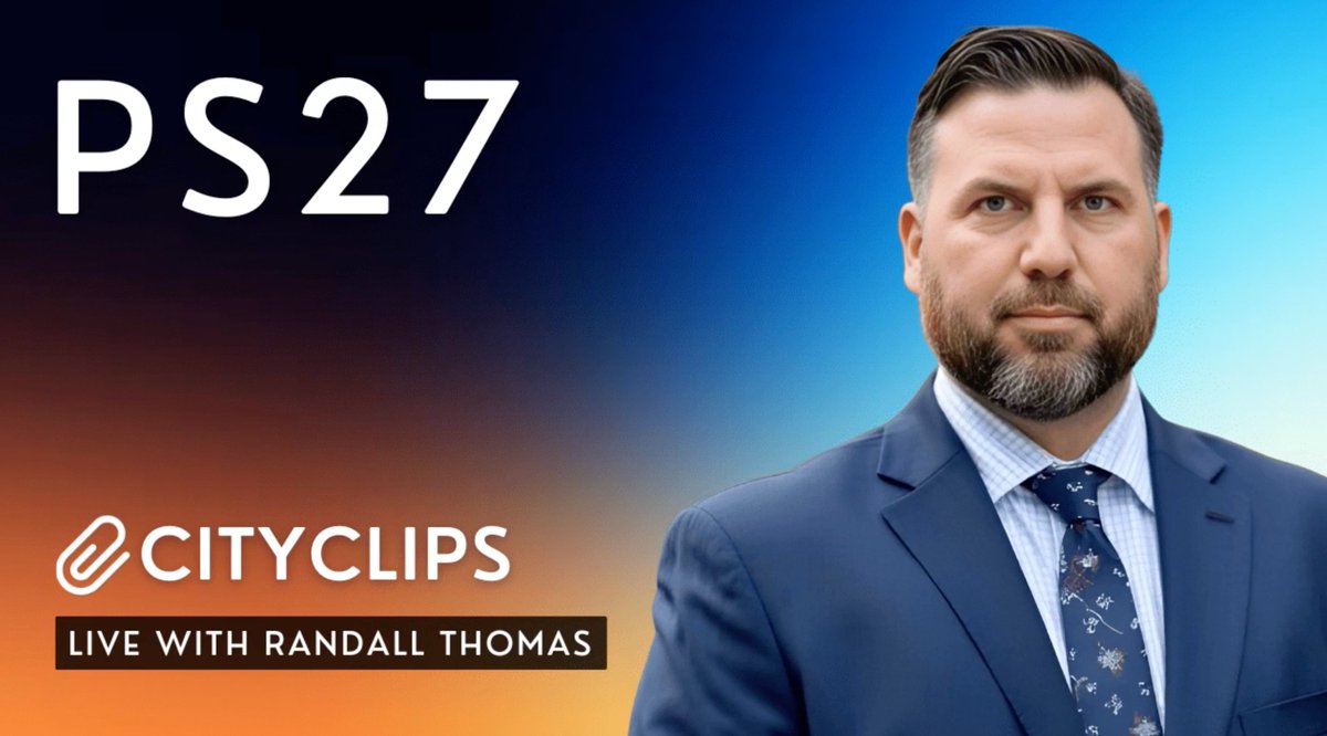 Listen live! PS27 Foundation Board Member Randall Thomas sits down with Julia Holly, talking all things entrepreneurship and #ThinkBoldFestival on the latest episode of #CityClips | North Florida Podcast. 🔗 : youtube.com/watch?v=GSj65R… #THINKBIGstartsmall