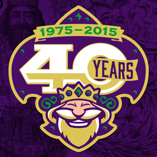 HartwellStudio's tweet photo. Happy Mardi Gras! It's always fun to dip back into my old Holiday League promos: this was for a baseball team from "Bourbonville" celebrating their 40th anniversary. (Bonus points to whoever catches the importance of the number "40")

https://t.co/7m2ToRjd1J https://t.co/pNdBJYtXfF