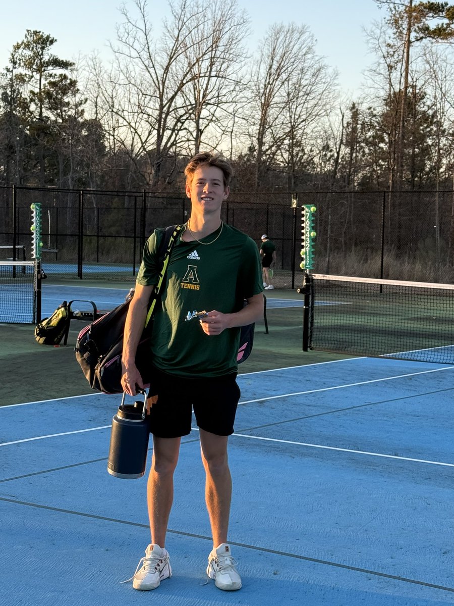 The men’s tennis team had a tough season opener losing to Green Level last night.   The cougars will have chances for redemption facing Cary and Panther Creek later this week