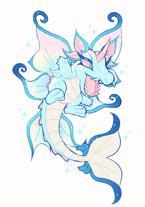 Faerie Dragon Totodile !! 🫧✨