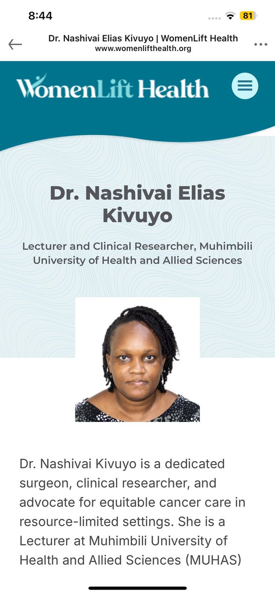Nashivai Kivuyo (@nashielias) on Twitter photo Thrilled to have been selected to participate in the 2025 <a href="/womenlifthealth/">WomenLift Health</a> East Africa Signature Leadership Journey. This prestigious program equips women leaders in global health with the essential tools needed to enhance their impact. #WomensLeadershipMatters Thrilled to have been selected to participate in the 2025 <a href="/womenlifthealth/">WomenLift Health</a> East Africa Signature Leadership Journey. This prestigious program equips women leaders in global health with the essential tools needed to enhance their impact. #WomensLeadershipMatters