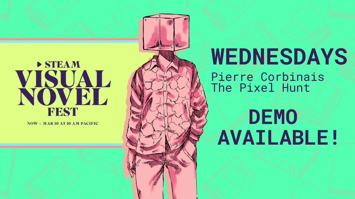 We're at Steam Visual Novel Fest! 📚✍️

Discover a part of Tim's story in Wednesdays' demo, available now!