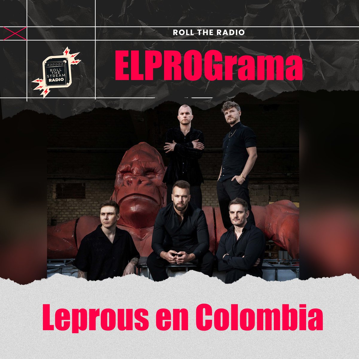 RollTheRadio's tweet photo. Mañana en #ELPROGrama tendremos el especial #Leprous en Colombia. No te lo pierdas a las 8:00pm en vivo.
https://t.co/gdcXvkiEc0 https://t.co/BwU88508oM