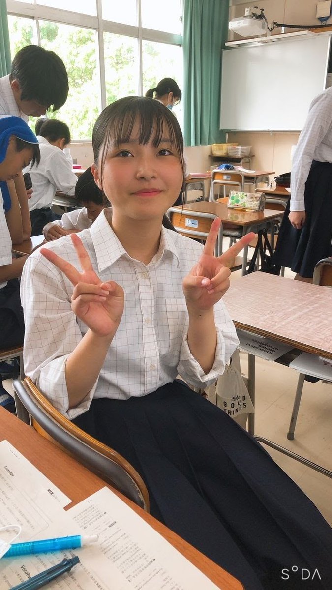 ピース！！！かわいい！！！