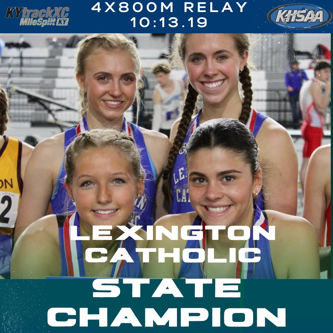 MileSplit Heartland (@msheartland_) on Twitter photo Lexington Catholic is your Class 2A STATE CHAMPION for the 4x800m relay with a 10:13.19.
<a href="/LexCathSports/">Lex Cath Athletics</a> Lexington Catholic is your Class 2A STATE CHAMPION for the 4x800m relay with a 10:13.19.
<a href="/LexCathSports/">Lex Cath Athletics</a>
