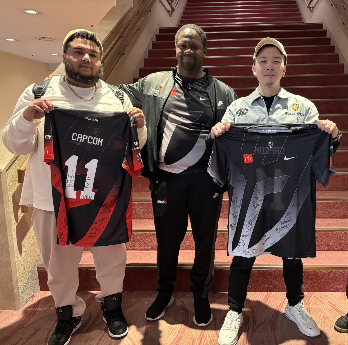 GG fam, join us in sharing the love and support for <a href="/JabhiMabuza/">JabhiM</a> - and stand to win! 

We’re giving away 2 exclusive GG player shirts, signed by all the legends competing at <a href="/CapcomFighters/">Capcom Fighters</a> Cup 11🔥🔥

Want in?
1️⃣ Follow <a href="/JabhiMabuza/">JabhiM</a>
2️⃣ Drop a good luck message for Jabhi in the