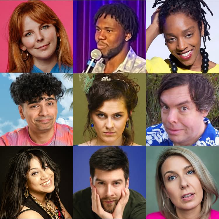 Monday Club
10 Mar
museumofcomedy.ticketsolve.com/ticketbooth/sh…
Suzie Preece, Rohan Sharma, Rosalie Minnitt, Tim Shishodia, Athena Kugblenu, Jacob Nussey, Sachin Kumarendran, Richard Stott, Bas Rahman, Declan Kennedy, Ibs Sesay, Gabrielle MacPherson, Eli Hart, Andrea Hubert

Museum of Comedy
WC1A 2SR