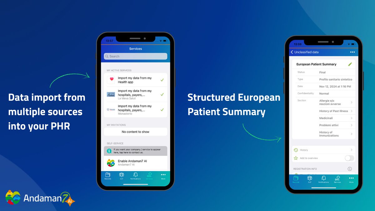 Andaman7 is making health data accessible across Europe! 🔶
📽️ Watch our demo here: youtube.com/watch?v=6oURmc…
#Andaman7 #xShare #HealthcareForAll #EEHRxF #YellowButton #DataPortability