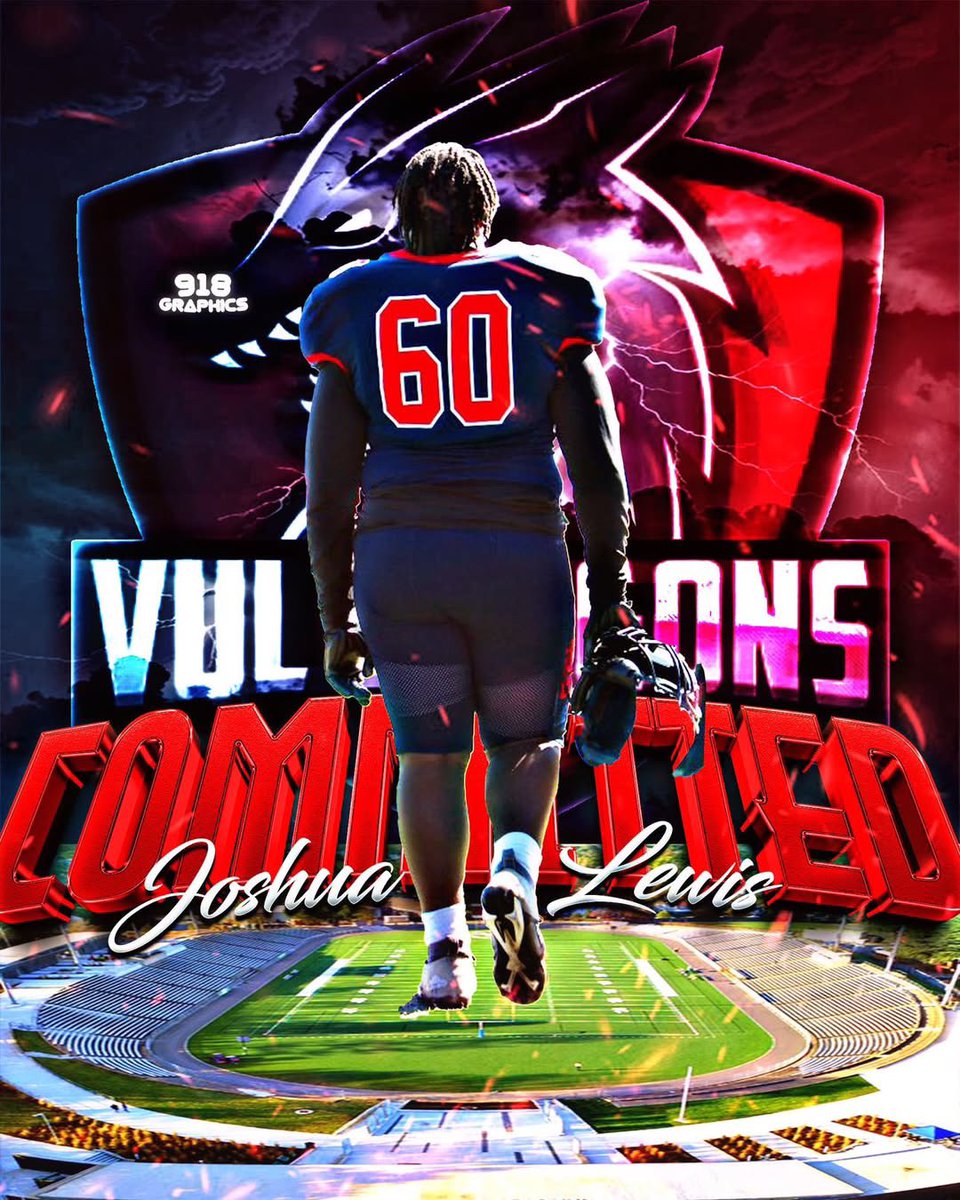 Joshua Lewis (@joshualewi1111) on Twitter photo I am happily to announce that I’m committed to <a href="/FootballVul/">VUL Football</a> and I want to thank the lord and my family and coaches who helped me along the way 100% committed <a href="/Coach_IshW/">Ish Wilson</a> <a href="/CoachBam16/">Bam Harrison</a> <a href="/CoachCulton/">Montiese Culton Sr., M.Ed</a> <a href="/coachkjohnson1/">🏈</a> <a href="/StillKimball/">Kimball Knights Football🏈</a> <a href="/TFloss32/">Todd Glawson</a> <a href="/TXTopTalent/">TX TOP TALENT</a> I am happily to announce that I’m committed to <a href="/FootballVul/">VUL Football</a> and I want to thank the lord and my family and coaches who helped me along the way 100% committed <a href="/Coach_IshW/">Ish Wilson</a> <a href="/CoachBam16/">Bam Harrison</a> <a href="/CoachCulton/">Montiese Culton Sr., M.Ed</a> <a href="/coachkjohnson1/">🏈</a> <a href="/StillKimball/">Kimball Knights Football🏈</a> <a href="/TFloss32/">Todd Glawson</a> <a href="/TXTopTalent/">TX TOP TALENT</a>