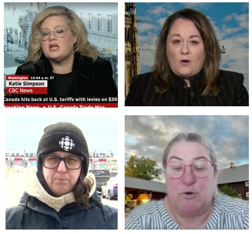 HeadSpaceSpace1's tweet image. Here is the @CBCNews panel discussing the tariffs this morning. 🤣
Must-see TV. 😄