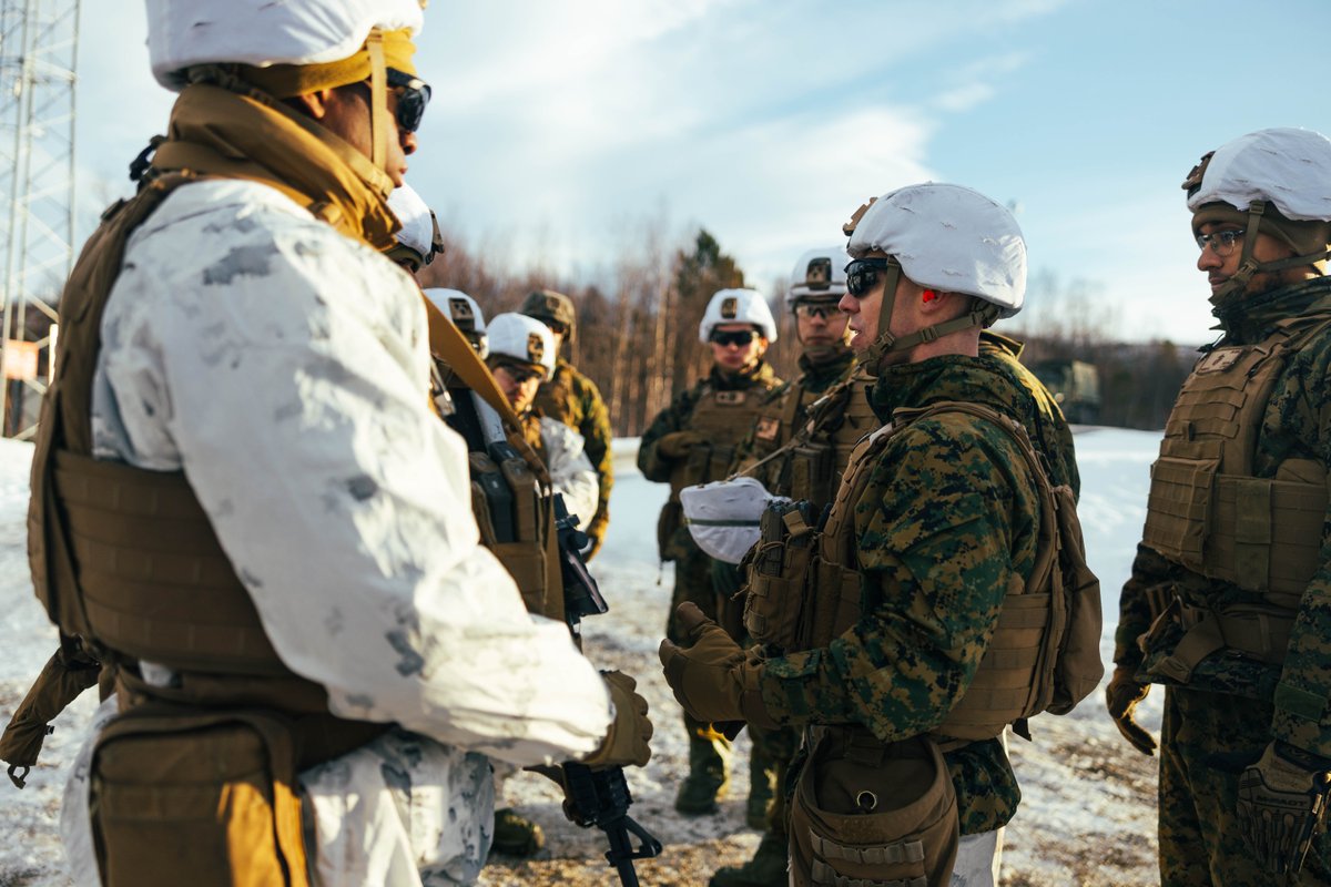 US_EUCOM's tweet image. GO MARINES! U.S. Marines Participate in Norway’s Joint Viking 25 Exercise, Focused on Arctic Cold-Weather Training and Strengthening NATO Alliances #agileforces #dynamicsecurityenvironment #alliancecohesion #transatlanticbond