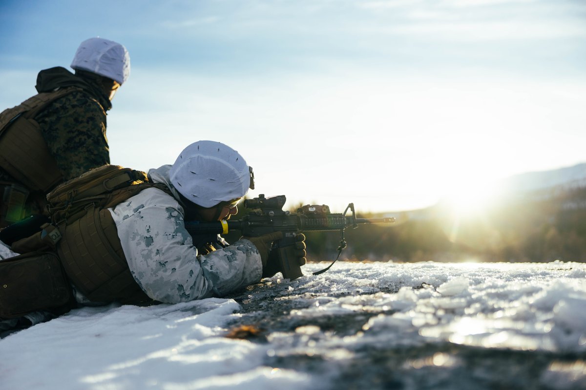 US_EUCOM's tweet image. GO MARINES! U.S. Marines Participate in Norway’s Joint Viking 25 Exercise, Focused on Arctic Cold-Weather Training and Strengthening NATO Alliances #agileforces #dynamicsecurityenvironment #alliancecohesion #transatlanticbond
