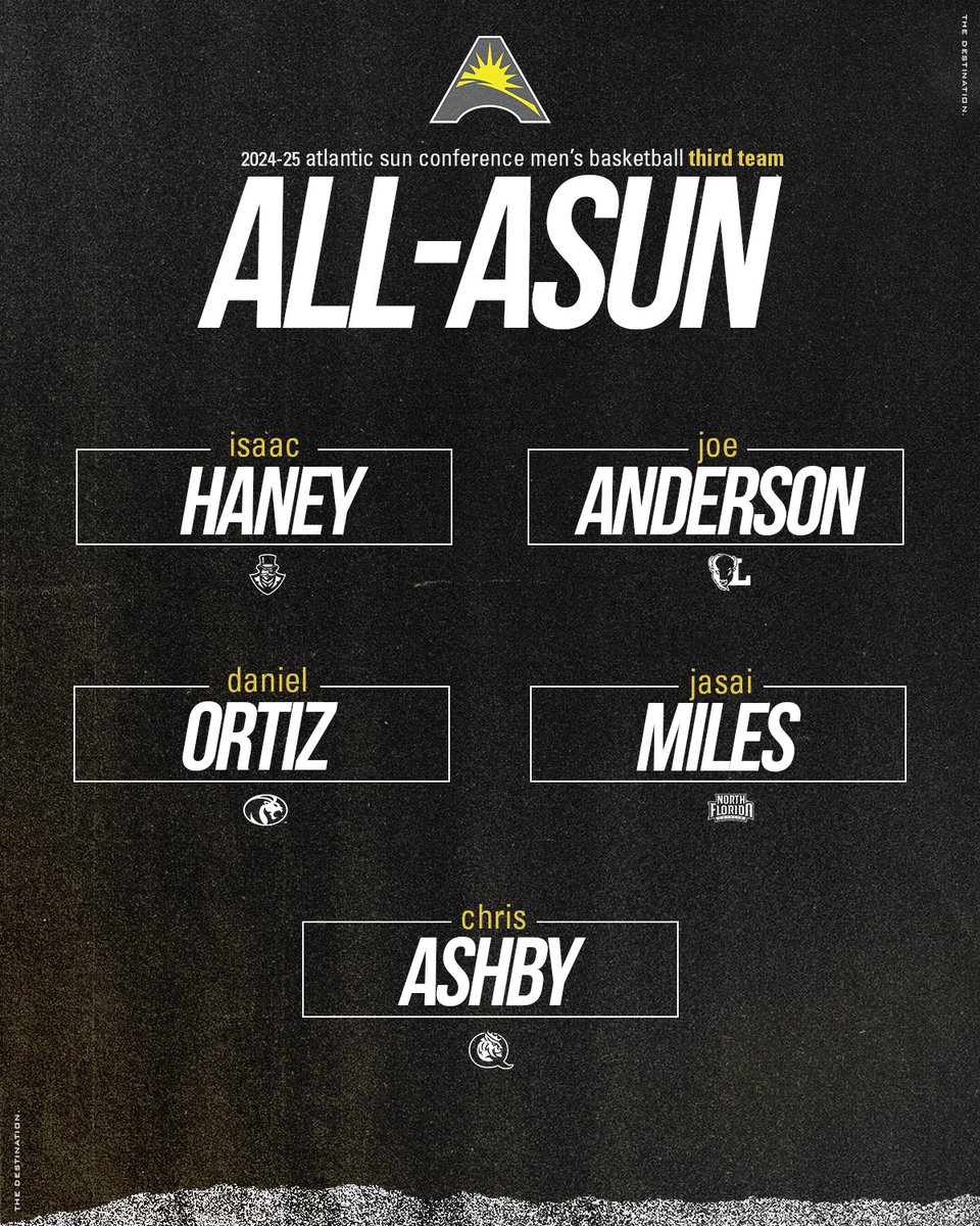 🏆 Third Team All-ASUN 🏆

#ASUNMBB