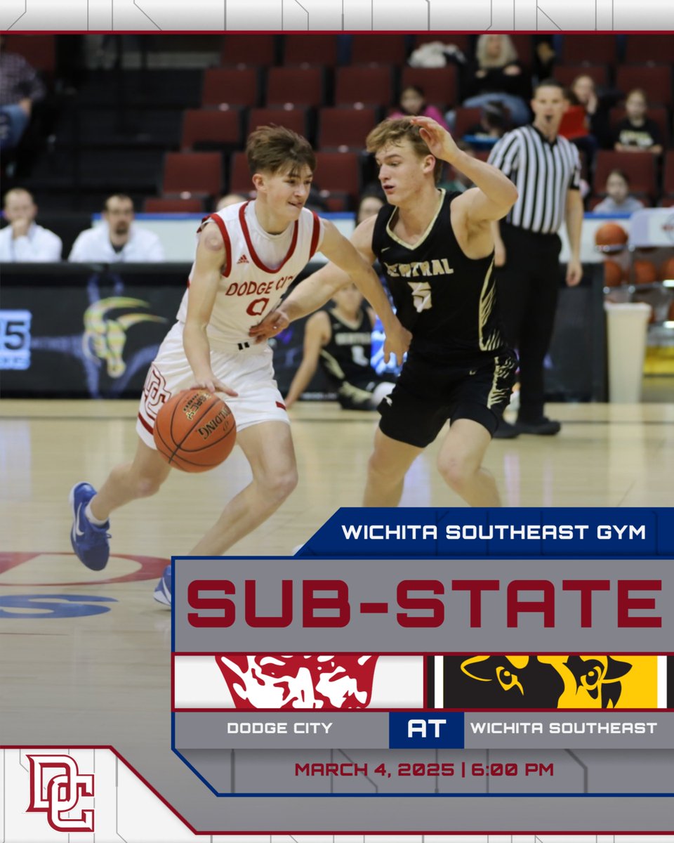Dodge High Forever (@reddemonsports) on Twitter photo <a href="/RedDemonHoops/">DCHS Basketball</a> travel to Wichita this evening for their Sub-state game with Southeast.  Tip-off is set for 6pm.  #WEoverME <a href="/RedDemonHoops/">DCHS Basketball</a> travel to Wichita this evening for their Sub-state game with Southeast.  Tip-off is set for 6pm.  #WEoverME