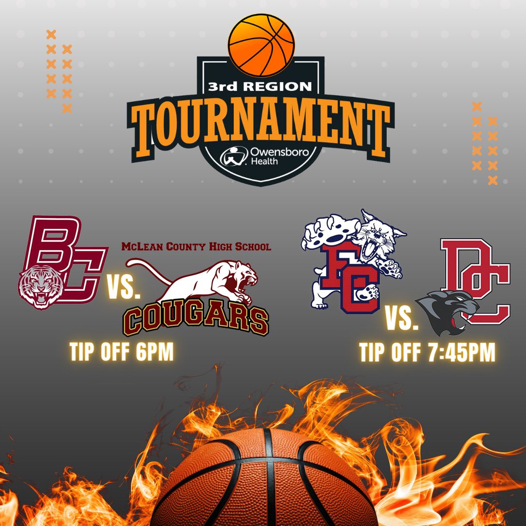 Owensboro Sportscenter (@oborosportctr) on Twitter photo π The Girls first round of the 3rd Region Tournament presented by <a href="/OwensboroHealth/">Owensboro Health</a> continues tonight at the <a href="/OboroSportCtr/">Owensboro Sportscenter</a>
6PM <a href="/BCLADYTIGERS/">BC Lady Tigers</a> vs. <a href="/McleanladyBB/">Mclean County GBB</a>
7:45PM <a href="/ECHS_Wildcats/">Edmonson County High School</a> vs. <a href="/DCHSLadyPanther/">DCHS Lady Panther Basketball</a>
π Buy your tickets in advance at OwensboroTickets.com! $10 Admission π The Girls first round of the 3rd Region Tournament presented by <a href="/OwensboroHealth/">Owensboro Health</a> continues tonight at the <a href="/OboroSportCtr/">Owensboro Sportscenter</a>
6PM <a href="/BCLADYTIGERS/">BC Lady Tigers</a> vs. <a href="/McleanladyBB/">Mclean County GBB</a>
7:45PM <a href="/ECHS_Wildcats/">Edmonson County High School</a> vs. <a href="/DCHSLadyPanther/">DCHS Lady Panther Basketball</a>
π Buy your tickets in advance at OwensboroTickets.com! $10 Admission