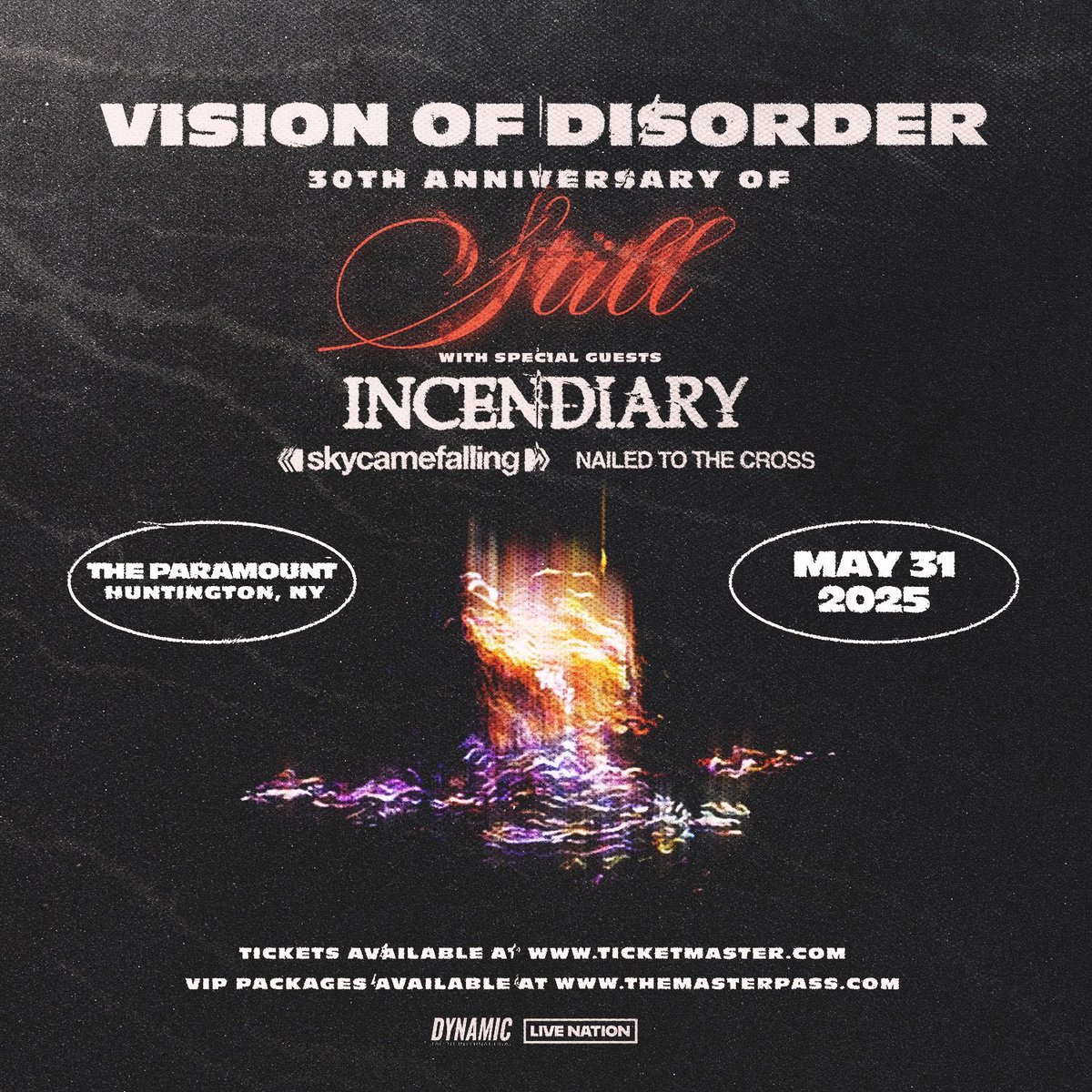 LIHC @ The Paramount

Thank you VOD for the opportunity 🧪

🎟️ on sale Friday : concerts.livenation.com/vision-of-diso…