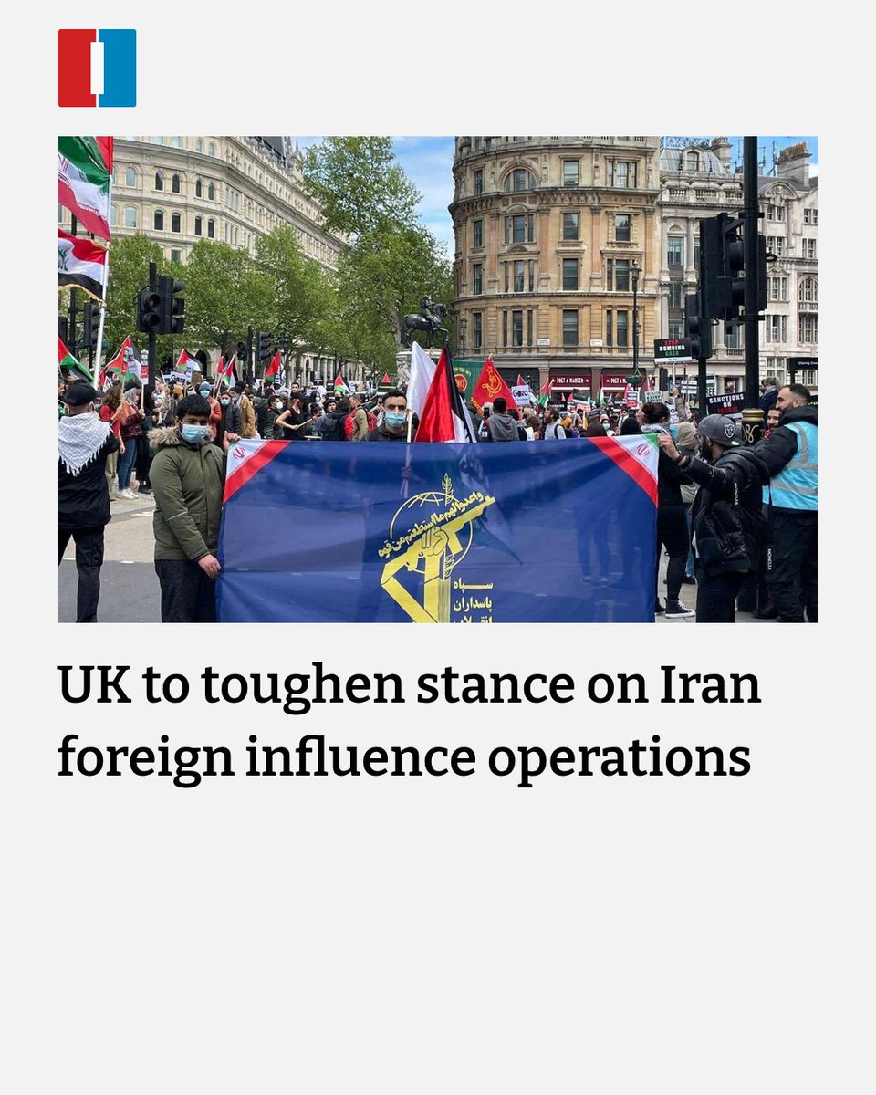 Britain will put Iran as well as its security and intelligence establishment on the highest tier of a foreign influence watchlist, security minister Dan Jarvis told parliament on Tuesday, toughening London's stance on perceived political interference by Tehran.